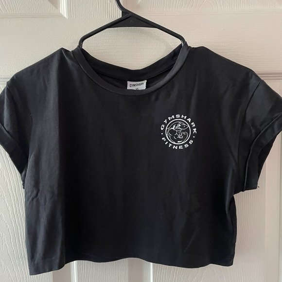 Gymshark Tops - Gymshark Logo Cropped T-Shirt